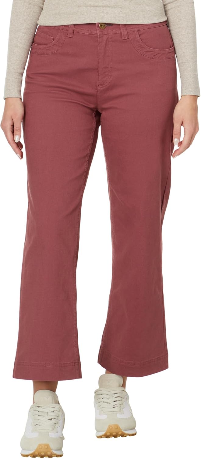 Toad&Co Womens Earthworks Wide Leg Crop Pants