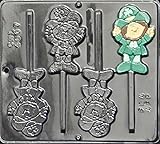 Leprechaun Lollipop Chocolate Candy Mold Saint Patricks Day 4007
