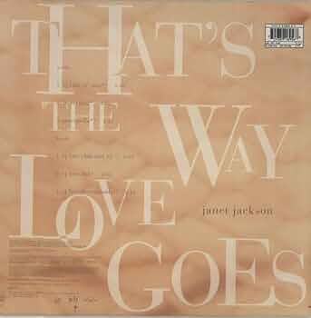 ジャネット・ジャクソン　That's The Way Love Goes　CD Janet Jackson – That's The Way Love Goes – CD (Maxi-Single