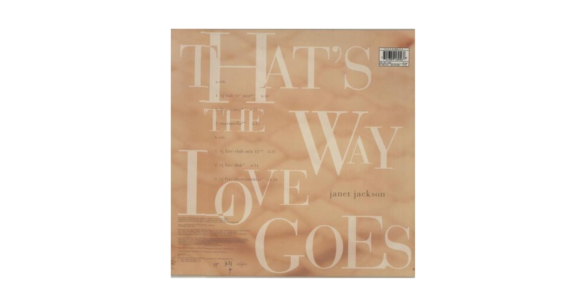 ジャネット・ジャクソン　That's The Way Love Goes　CD Amazon.com: Janet Jackson / That's The Way Love Goes: CDs & Vinyl