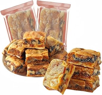 Fig Black Walnut Pie Fig Dried Walnut Seed Fig Walnut Pie Fruit Dried Black Walnut Fig Walnut Pie Xinjiang Specialty Thick Cut Instant Individual Packaging Fig Dried Walnut Fruit Casual Snack Fruit
