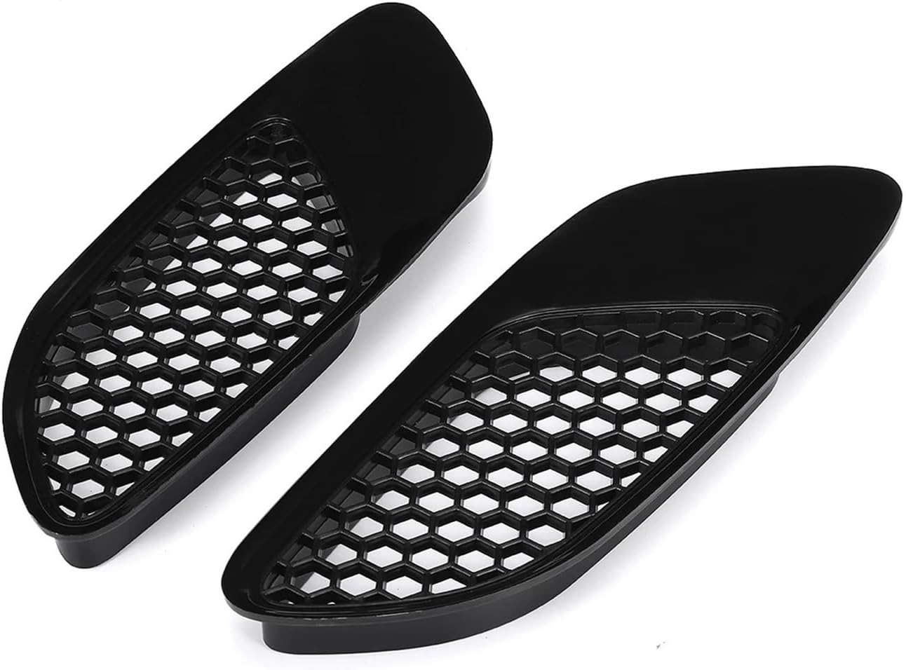 Bonnet Vents Air Intake Cover Fit for BMW E90-E93 M3 Engine Hood Vent Louvers Air Scoop Bonnet Vent Hood Cover Air Intake Cover(Glossy Black)