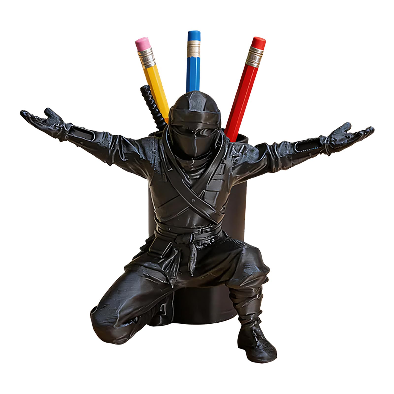 YUGSHNKFC 3D Printed Soldier Pen Organiser Decorative Display Stand for Offices Desktop and Study Room Decoration Pen Planner