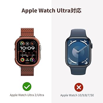 Amazon.co.jp: PITAKA Apple Watch ケース 軽量 極薄 全面保護