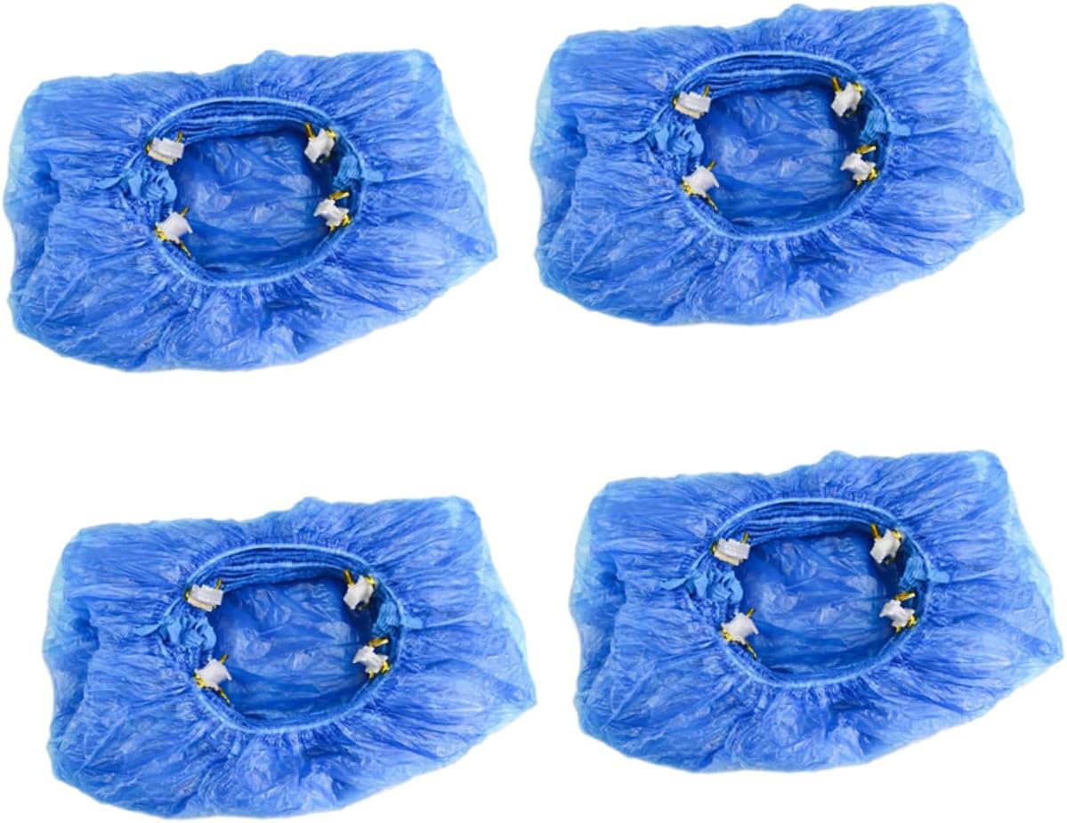 Holibanna 200pcs Eco-friendly Non Slip Shoe Covers Disposable Shoe Protectors Dustproof for Home