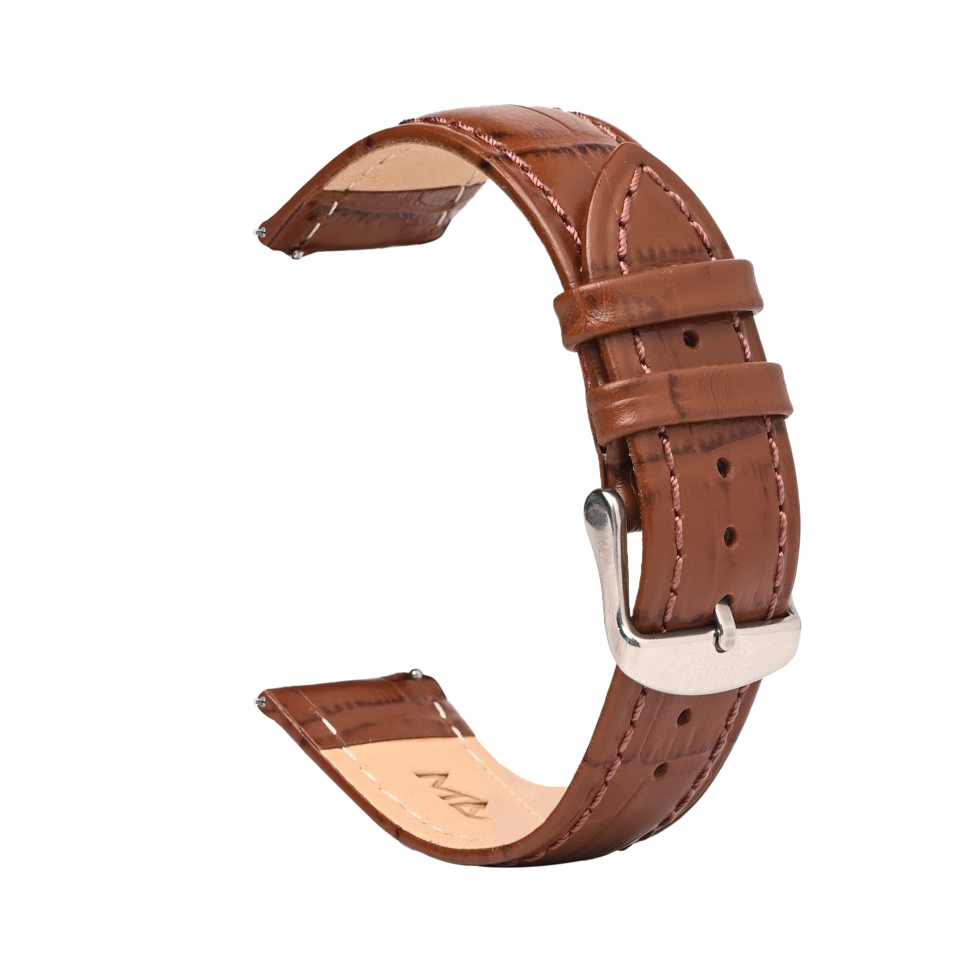 Mentoy Premium Leather Strap for Analogue and Smart Watches (Brown) 1001BR20 (B0C61CVJWJ) Amazon Price History, Amazon Price Tracker