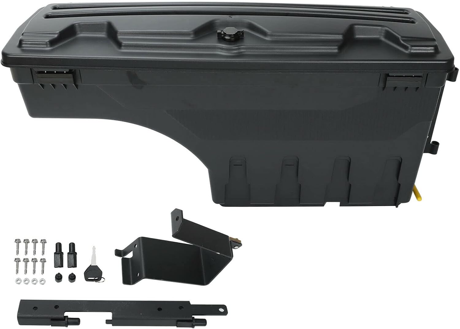 Truck Bed Tool Box Side Tool Box Compatible with 2019 2020 2021 Chevy/GMC Silverado/Sierra 1500 Passenger Right Side, Wheel Well Tool Box Lockable Storage Case, SC104P