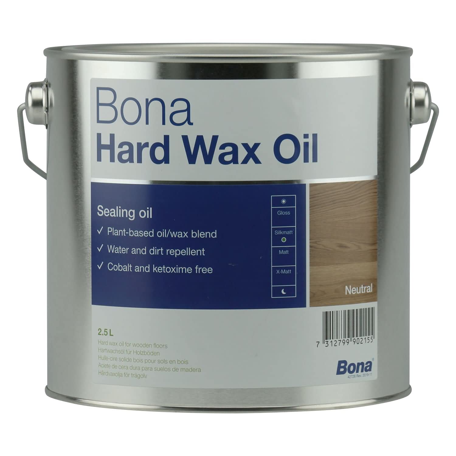Bona Huile-cire mate 2,5 l