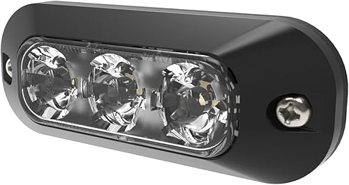 ECCO ED3703A Direccional, 3 LED, montaje en superficie, 12-24VDC, ámbar