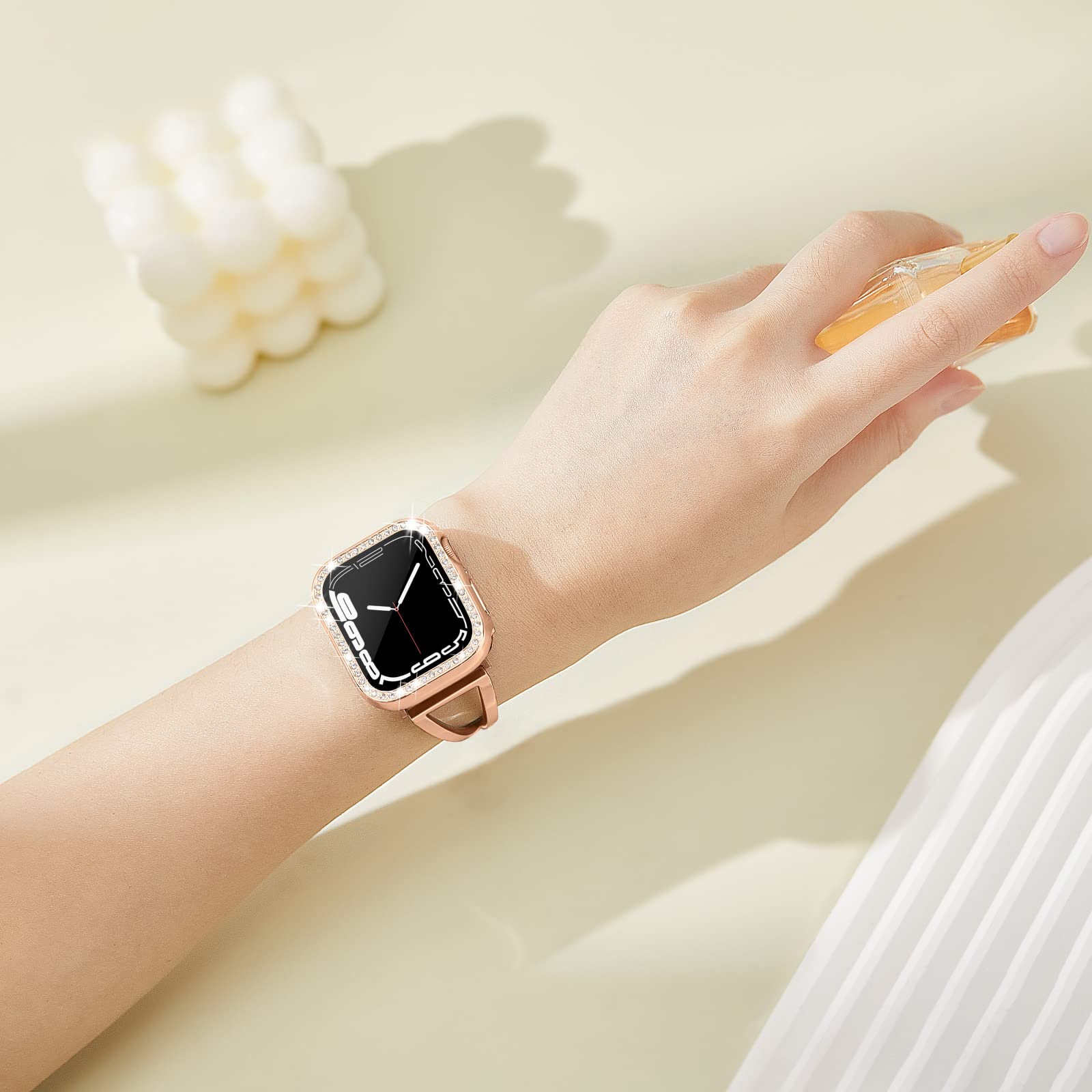 Amazon.co.jp: Recoppa コンパチブル Apple Watch ケース 44mm 