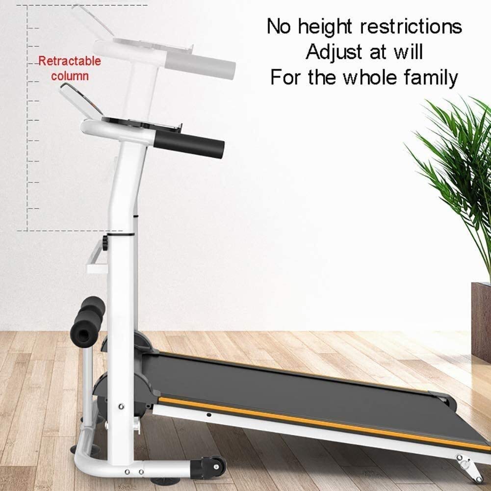 Bieżnia, mechaniczna składana bieżnia wielofunkcyjna mini bieżnia cicha bieżnia bieżnia domowa bieżnia fitness, dla mężczyzn i kobiet