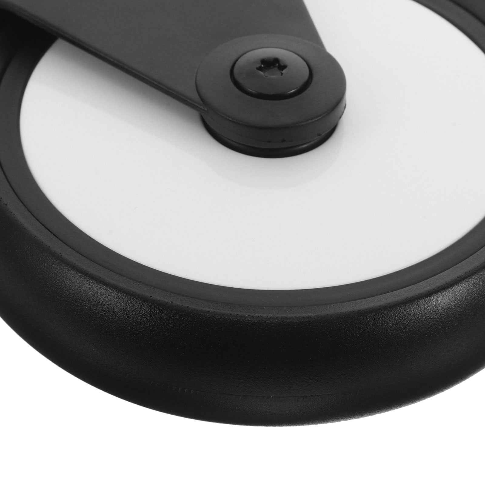 Mikinona 1 paire de roulettes de rechange pour poussette avant avec tige et pneus en caoutchouc de 13 cm pour poussette, chariot, caddie - Accessoires améliorés