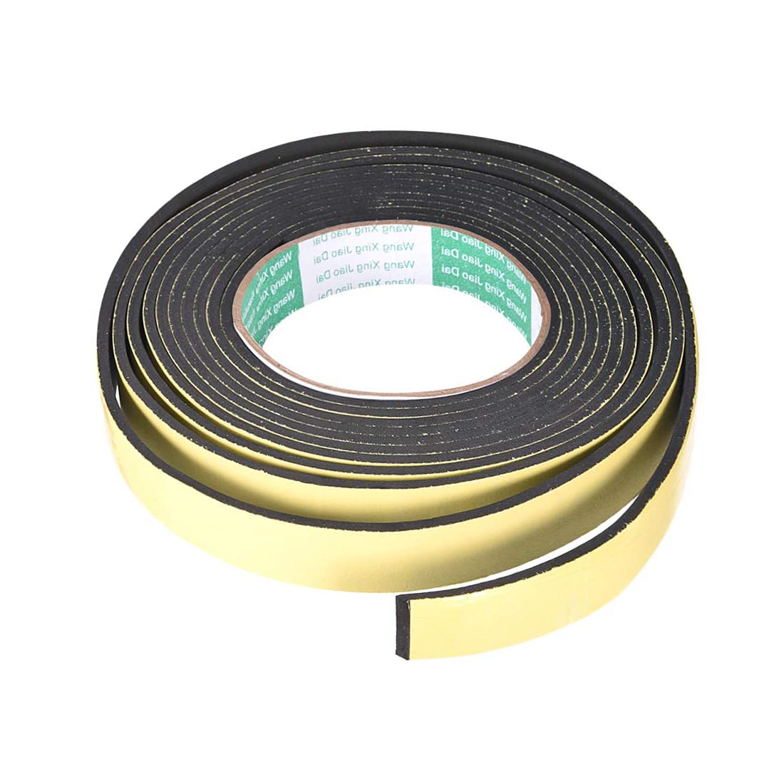 Soulnioi 1 Pcs Sealing Foam Tape 20mm Wide 3mm Thick 4m/13ft Long, Self-Adhesive EVA Weatherproof Tape for Window, Door Insulation & Automotive Soundproofing