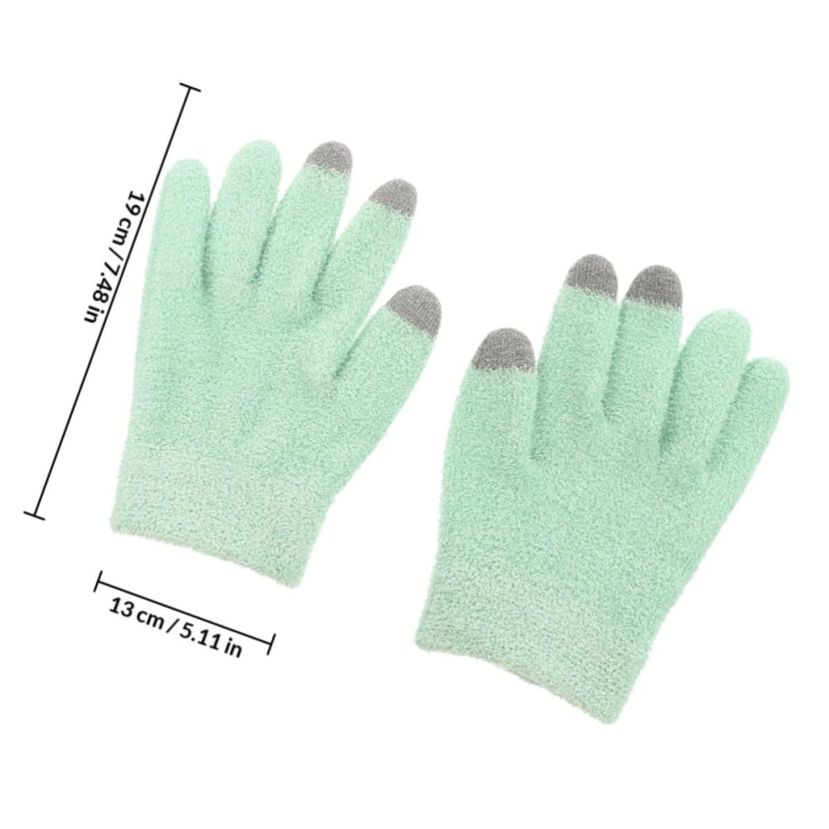 Touchscreen mit Pflegenden Inhaltsstoffen Feuchtigkeitsspendende Paar 2 Handschuhe aus Spandex und Angenehmem Tragekomfort für Sport und Büro