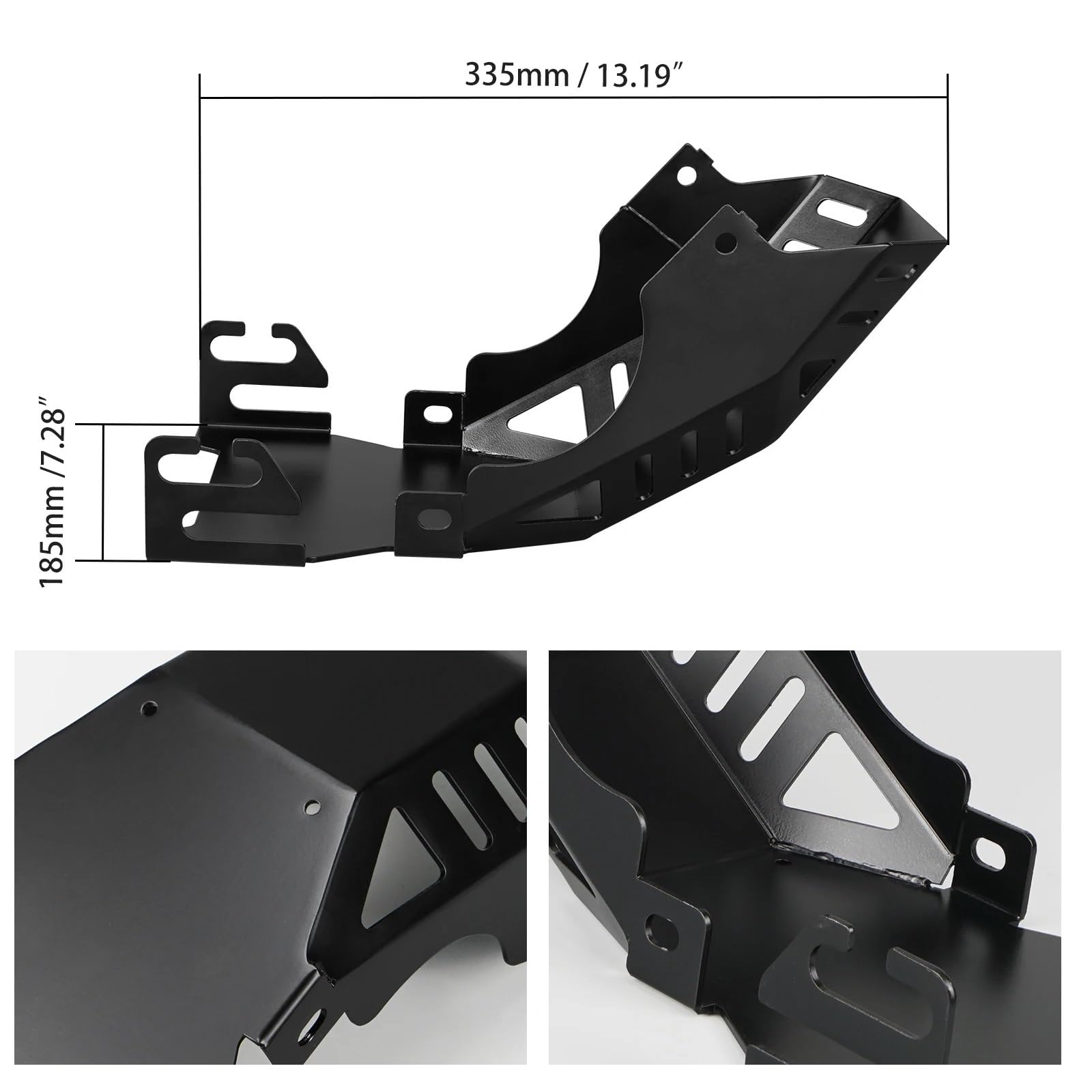 Motociclette protezioni motore Adatto per piastra di protezione del telaio del motore in alluminio Surron Light Bee X Adatto per SUR-RON Light Bee S L1E Segway X160 X260 Dirt Bike Piastra Paramotore M