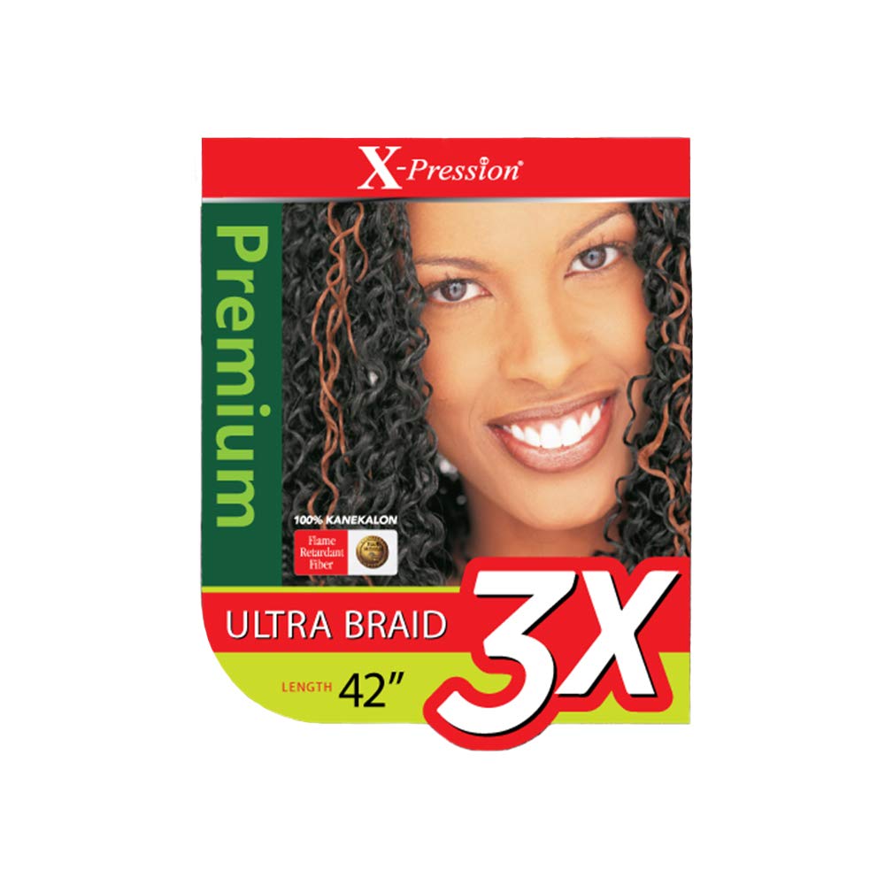 MULTI PACK DEALS! Outre Braids X-Pression Kanekaion 3X Pre Stretched Braid 42" (5-PACK, 425)