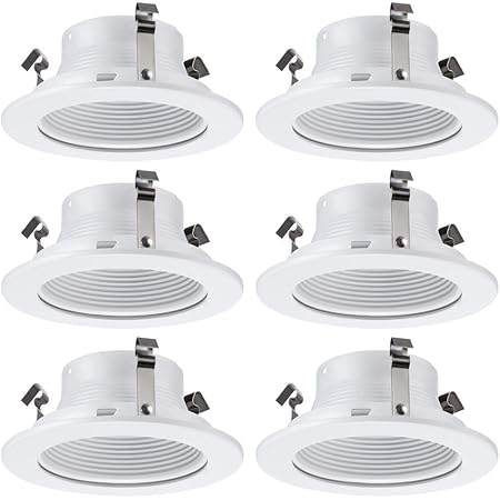 Juno Lighting 4RLD G4 06LM 30K 90CRI 120 FRPC WWH M6 4" Downlight LED Retrofit Trim, 120V, 600 Lumens, 8W, 3000K, White - View #10