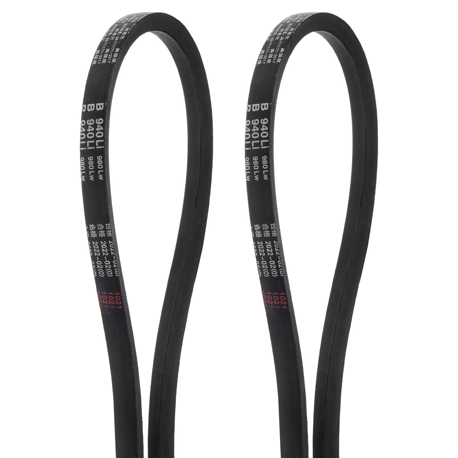 HARFINGTON 2pcs B-991 V-Belts Drive Belt 991mm(39") Inner Girth 17mm Top Width B Section Rubber for Power Transmission — Amazon image 26