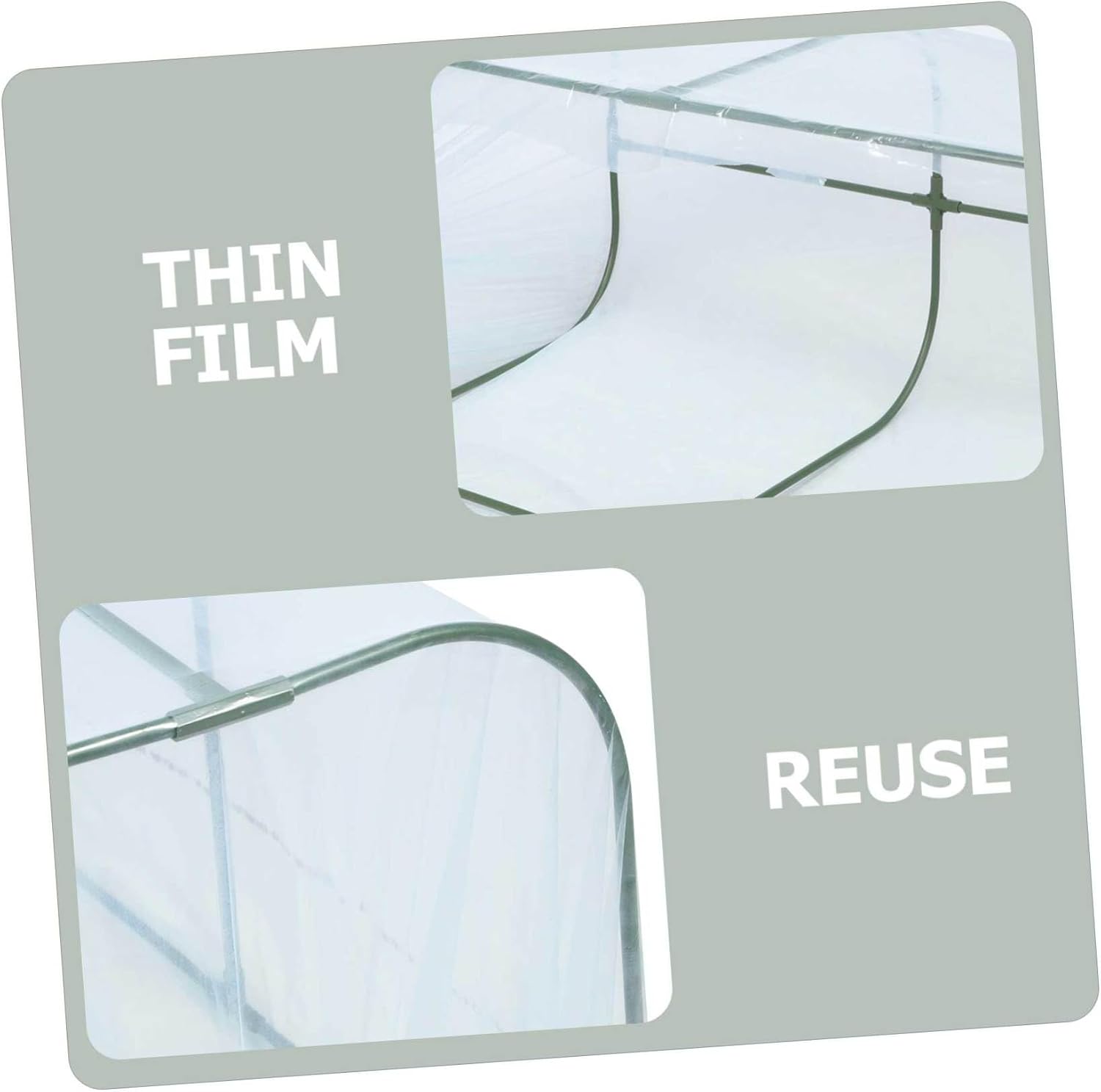 Outdoor Plant Greenhouse Garden Cold Frame Cloche for Backyard Heat Preservation Flower Shelter