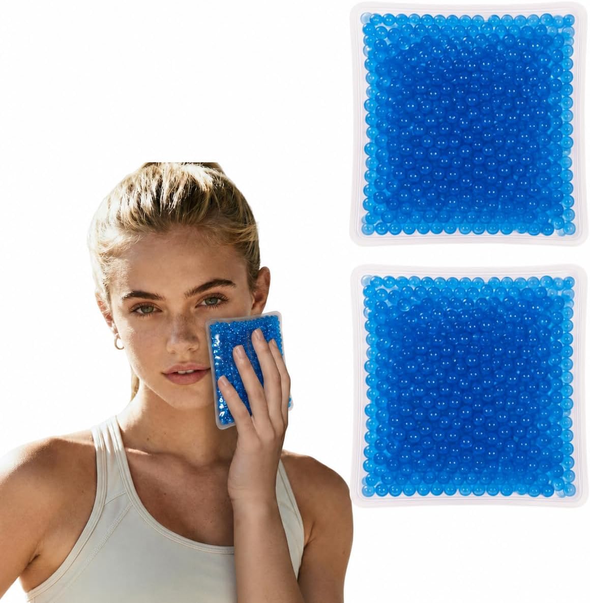 Small Gel Ice Pack – Cold Packs for Injuries and Everyday Relief, Gel Ice Packs Reusable for Sore Areas – Soft Flexible Ice Pack Reusable Design for Targeted Cooling Therapy and Convenience