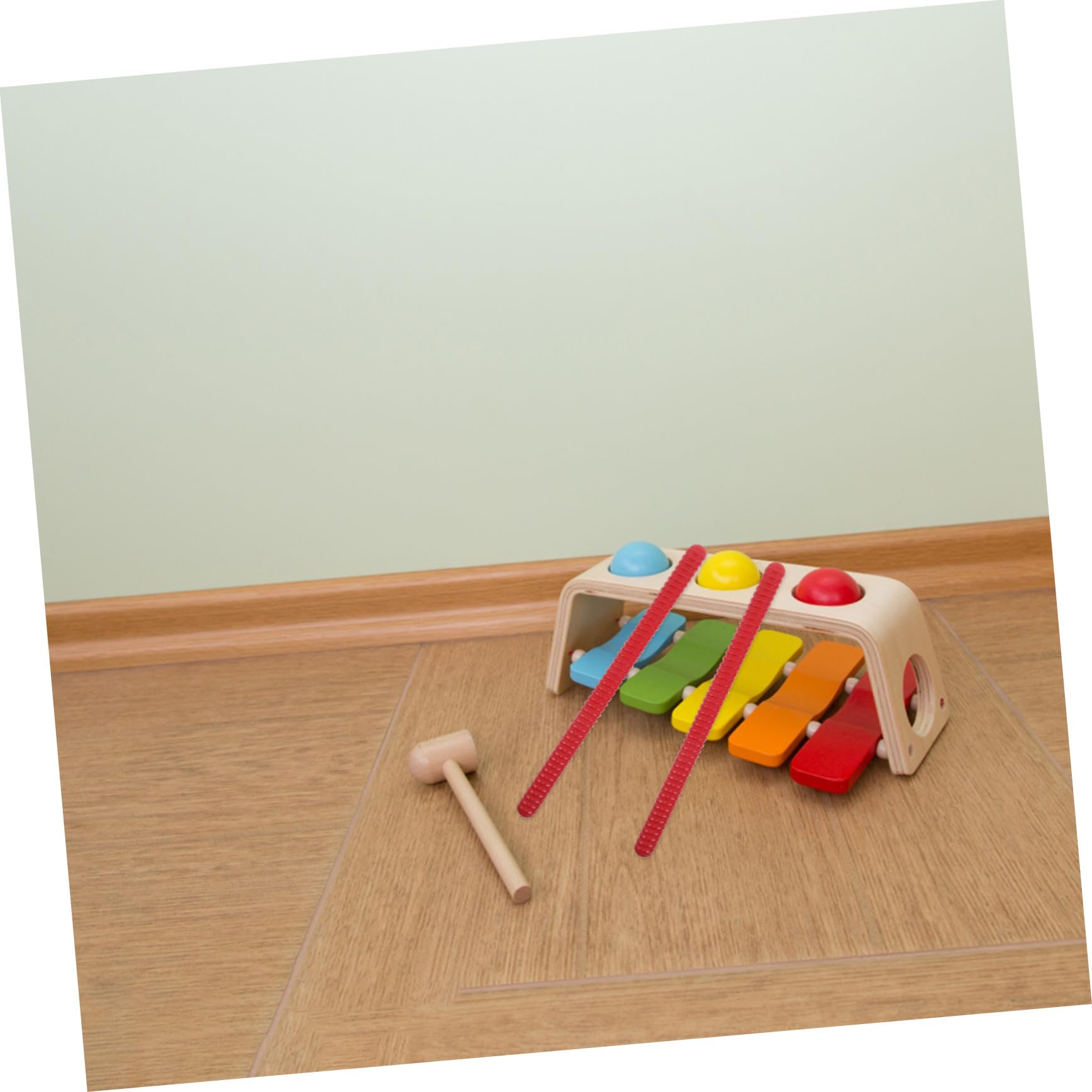 TOYANDONA 4 Piezas Palitos De Ritmo para Instrumentos Musicales De Madera Espiral Palitos De Percusión Aula Escuela y Espectáculos Ritmo