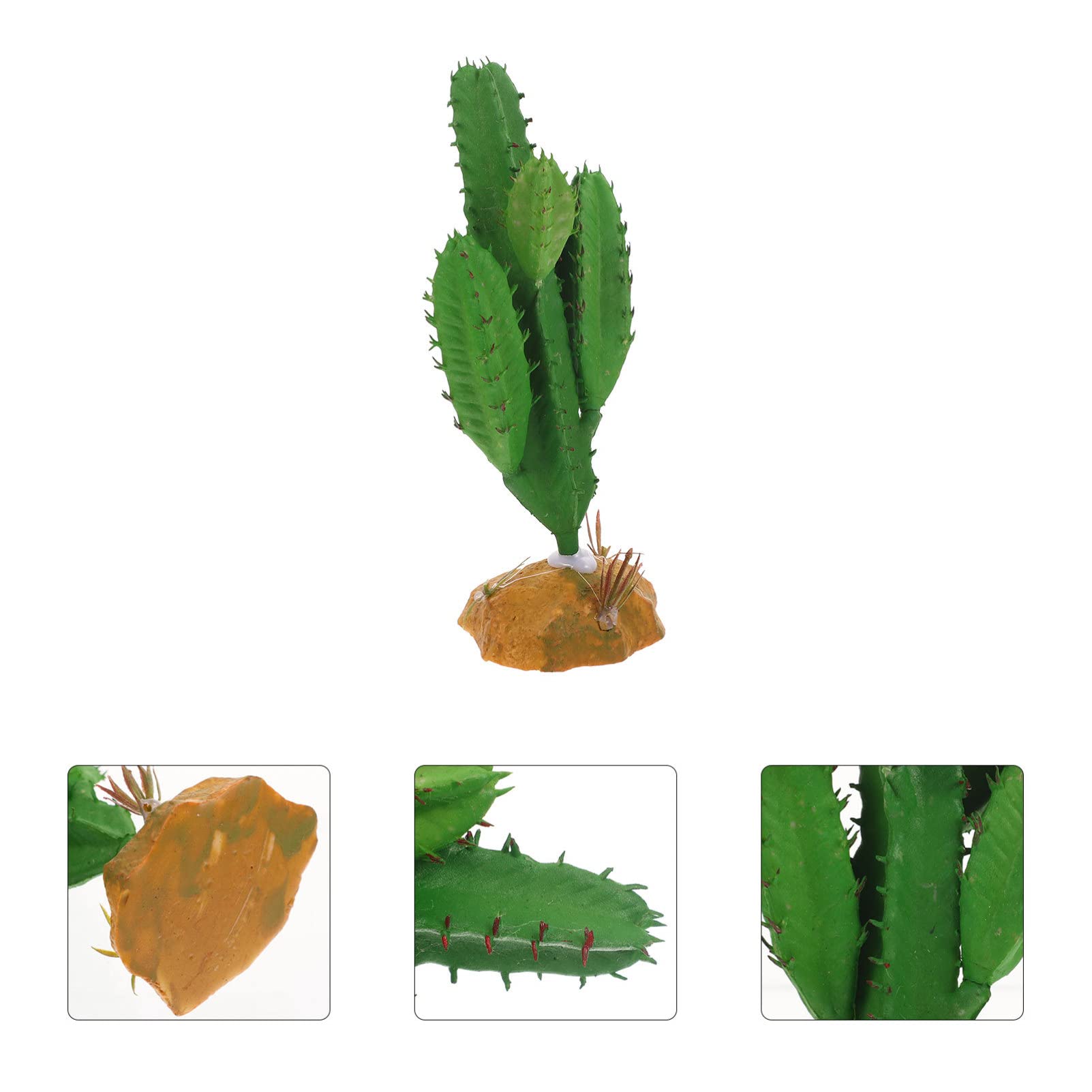 CIYODO Reptile Terrarium Artificial Plant Lifelike Decor for Lizard Habitat Easy Installation for Snakes Amphibians and Turtles Reptile Ornament to Enhance Your Tank