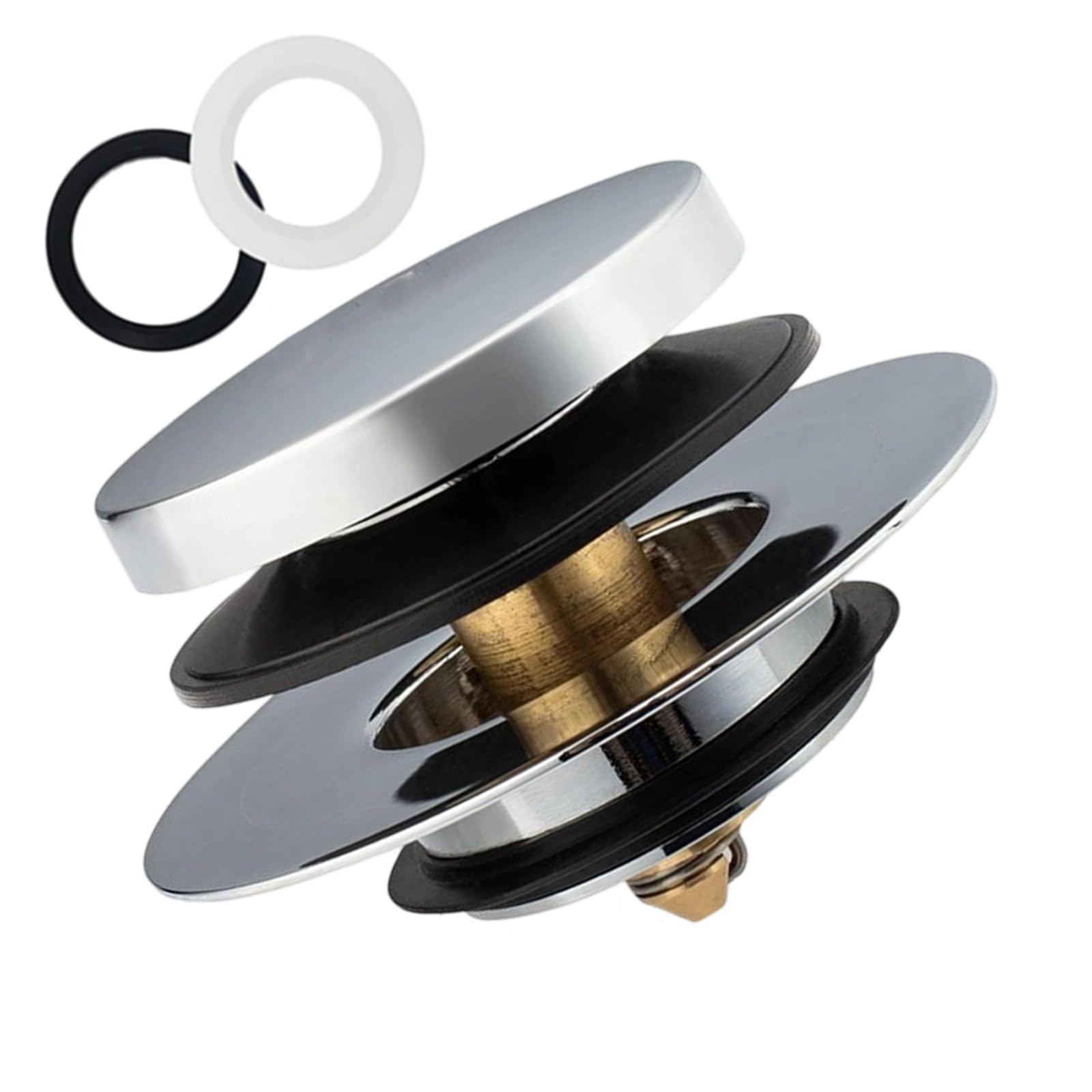 Advanced Reversible Bath Cores General Popups Bathtubs Drain Plug Bathroom Bath Tub Drain Stoppers for Bathroom Use Bathtubs Bounce Cores