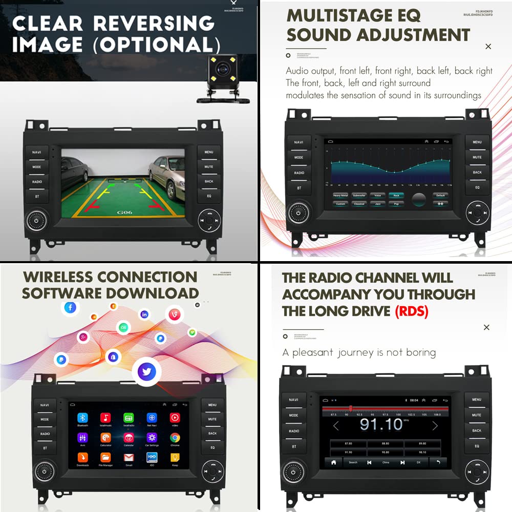 LKW Navigationsgerät mit 7 Zoll Touchscreen, GPS Navi Navigationssystem unterstützt lebenslang Kartenupdate