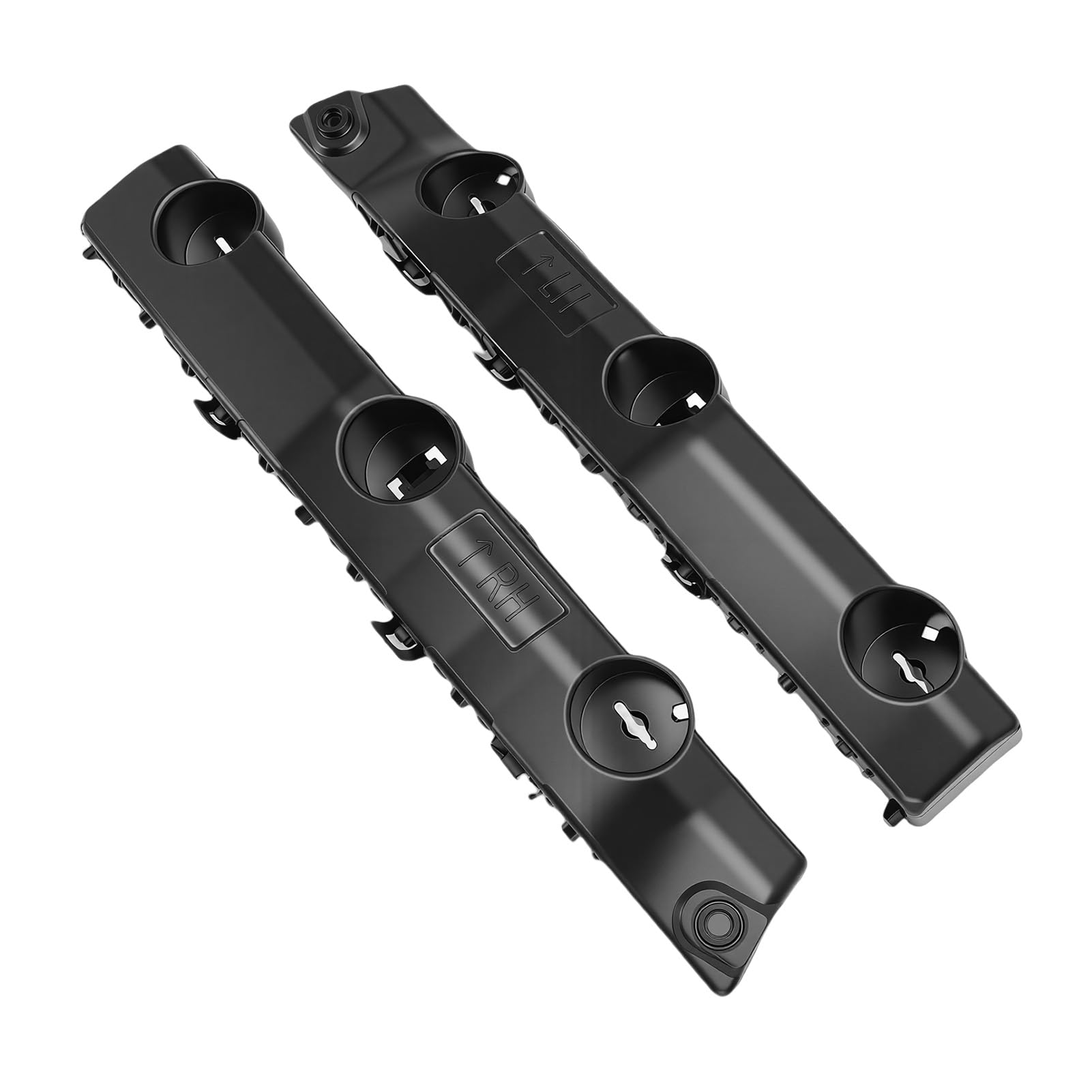 Generic Front Bumper Retainer Bracket Set Strong Mounting Support For Rogue 2014-2019, For Car Front Bumper, ABS Material, 2 X Brackets