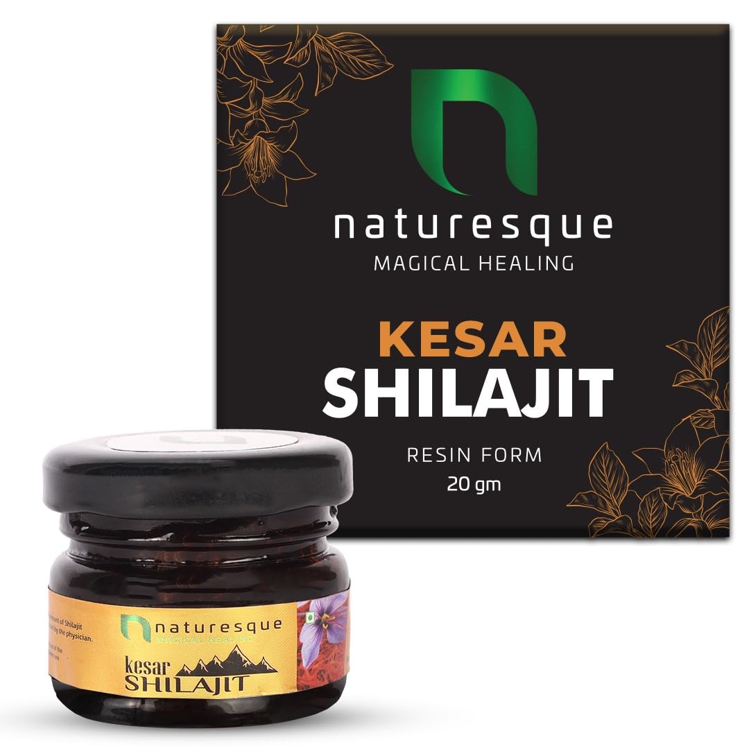 Naturesque Kesar Shilajit/Shilajeet Resin - 20g | Stamina Boost with Pure Kesar | 100% Ayurvedic (B0CV1Q23K2) Amazon Price History, Amazon Price Tracker