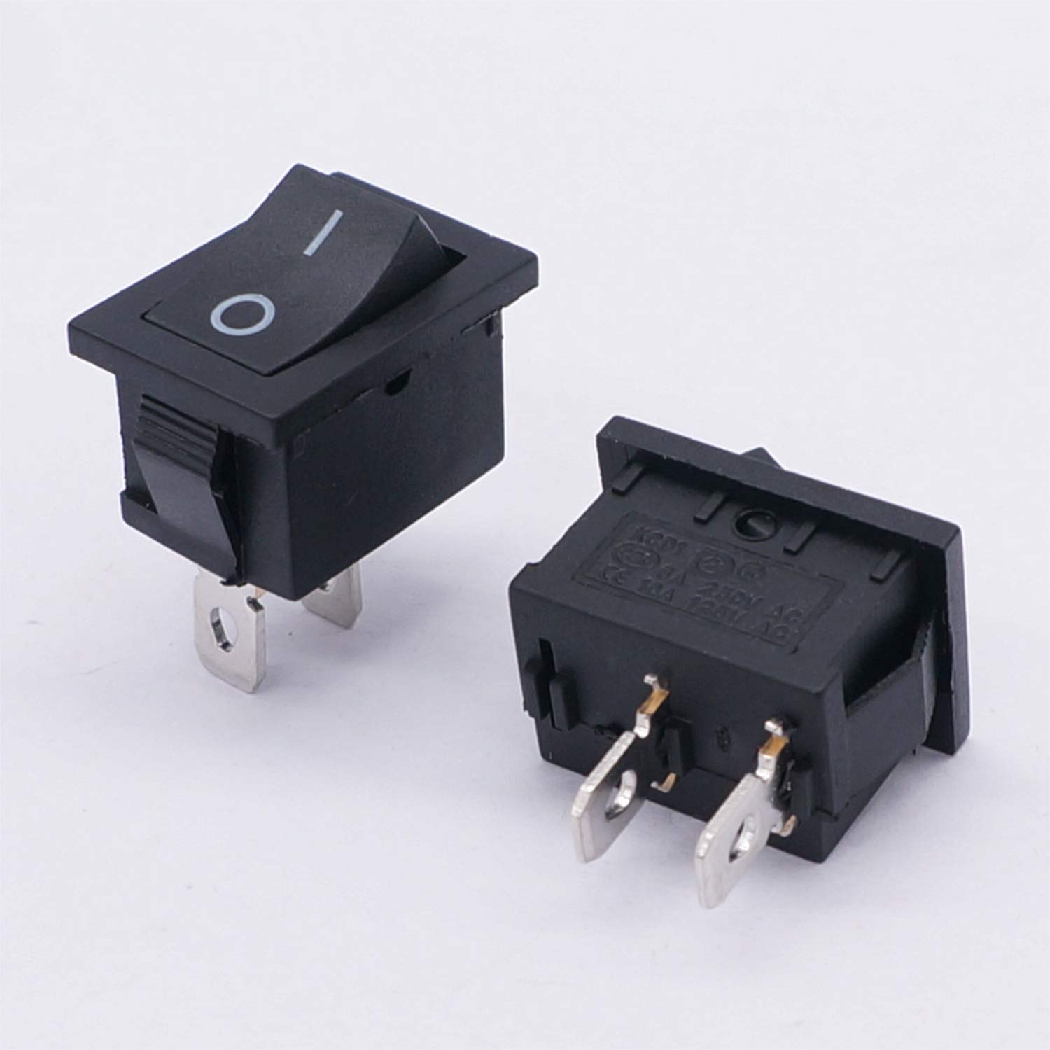 Interruttore A Bilanciere Rotondo ON/OFF Da 10 Pezzi MINI Interruttore A Levetta A 2 Pin Pulsante Spst~p180029033