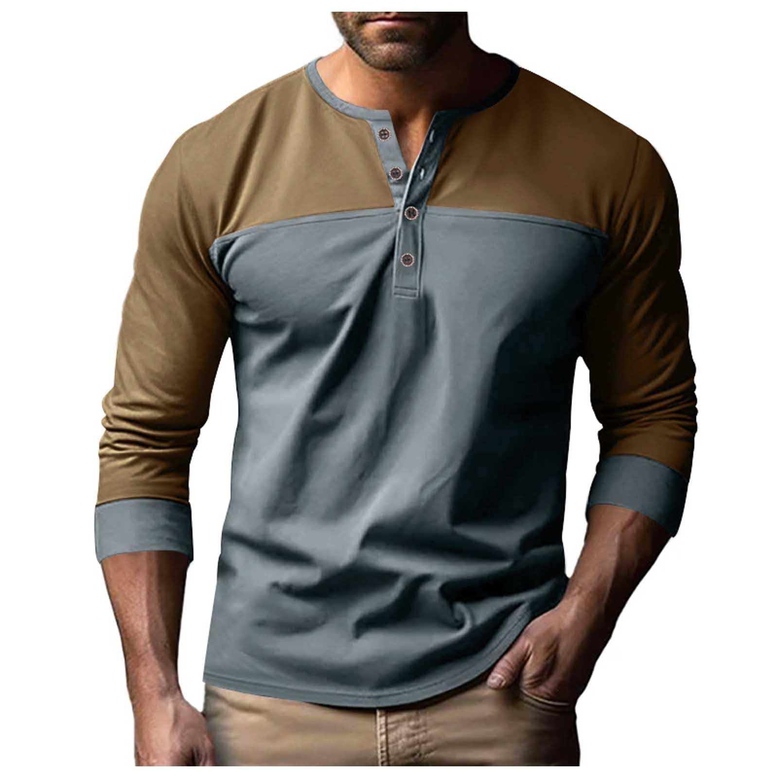 Ghemdilmn Jersey de Hombre Cuello Pico de Algodon Manga Larga de Marca Modelo Basico para Vestir Punto Fino Suéter Tops De Punto Suéter De Cuello Redondo Suave Cálido De Punto Básico Suéter