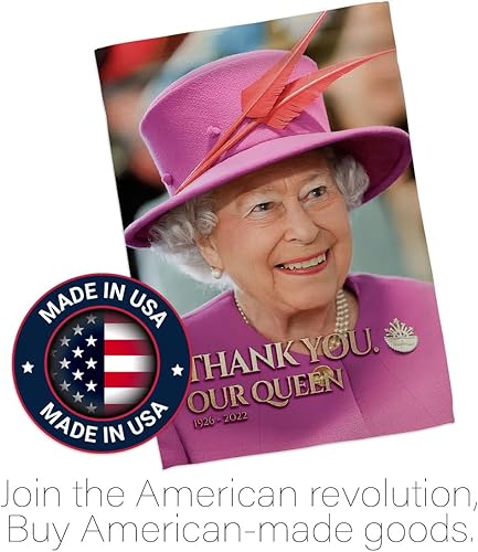 Miniatura 5 de Bandera de "Thank You Our Queen House" - Paquete de dulces recuerdos conmemorativos de condolencias, duelo y apoyo de emoción positiva de Estados