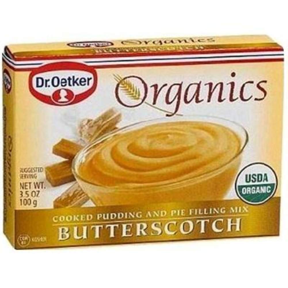 Dr. OetkerOrganics Pudding Mix, Butterscotch, 3.5-Ounce Boxes (Pack of 12)