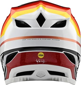 Troy Lee Designs D4 Carbon Casco Mirage Negro/Rojo, M : Deportes y  Actividades al Aire Libre - Amazon.com