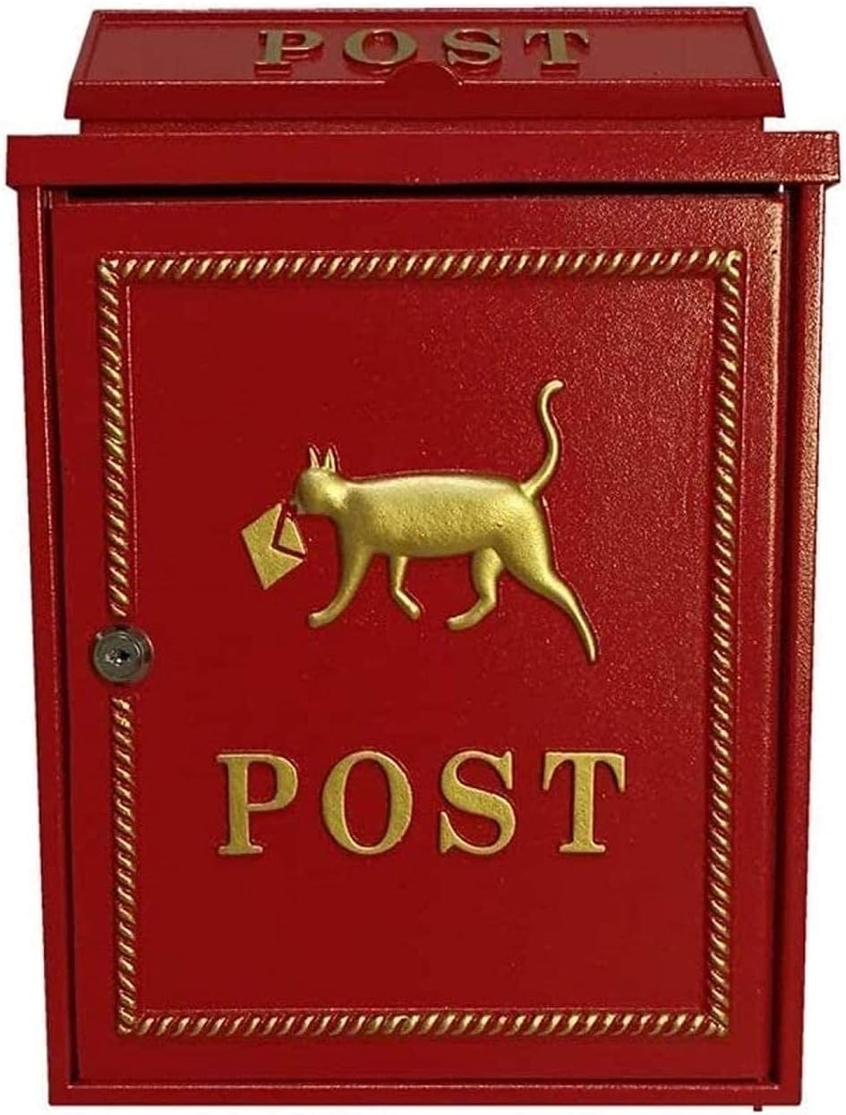 Amazon.co.jp ポストボックス 外のメールボックスをロック、ウォールマウントレターボックスモダンハウスアウトドアメールボックス