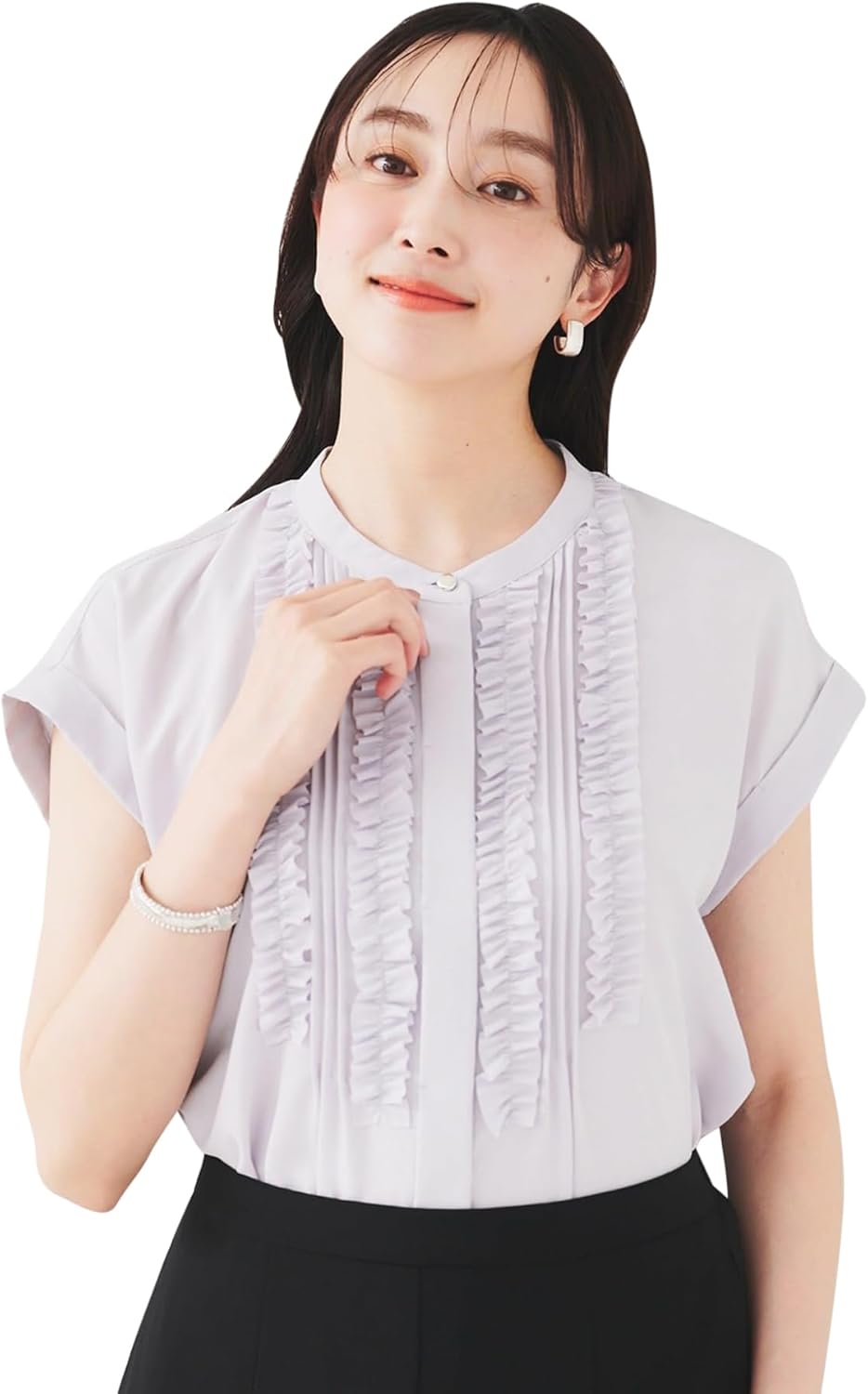 ✨タグ付き✨ピンクハウス リボンブローチ付きフードブラウス