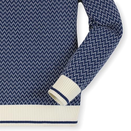 Image of Hope & Henry Boys' Long Sleeve Crew Neck Pullover Sweater