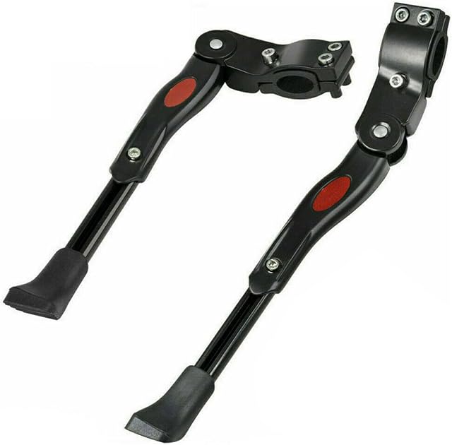 ZENO Bike Kickstand | Height Adjustable Bike Kick Stand | Suitable for Mountain Bike, Road Bike, Kids Bike & Foldable Bike | Compatible for Bicycle With Wheel Diameter of 22-27 Inches