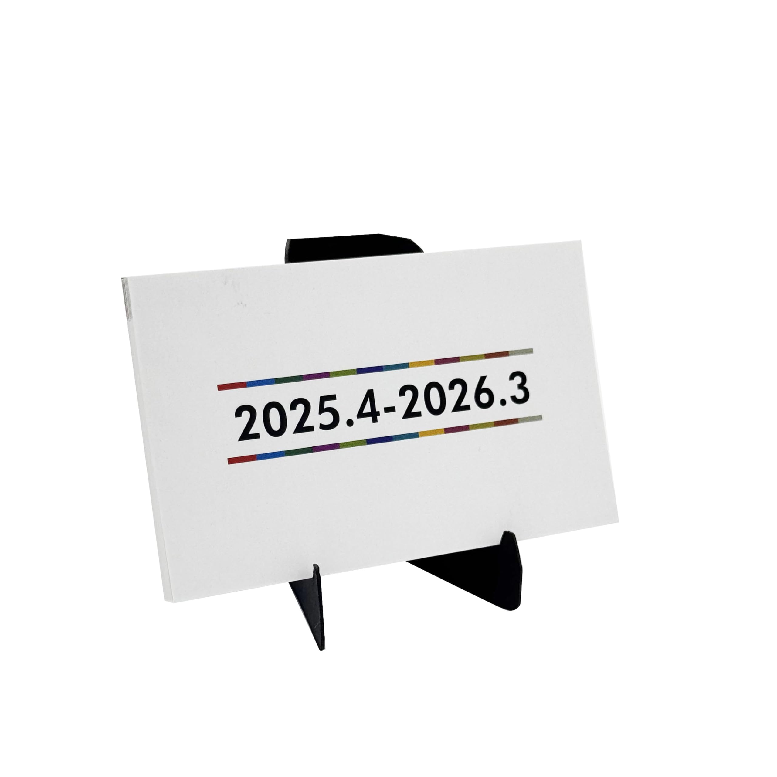 【WHたて】A5サイズホワイト用紙　カレンダー　2025.4〜2026.3 WHたて】A5サイズホワイト用紙 カレンダー 2025.4〜2026.3
