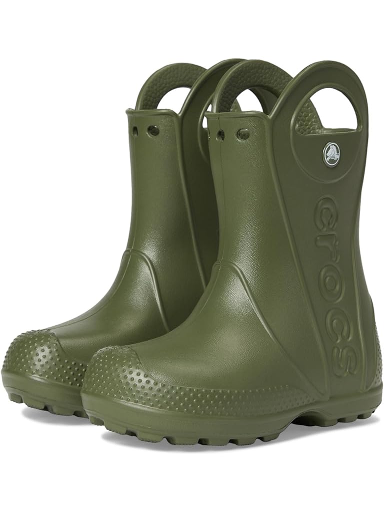 Green Crocs Handle It Rain Boots (Toddler)