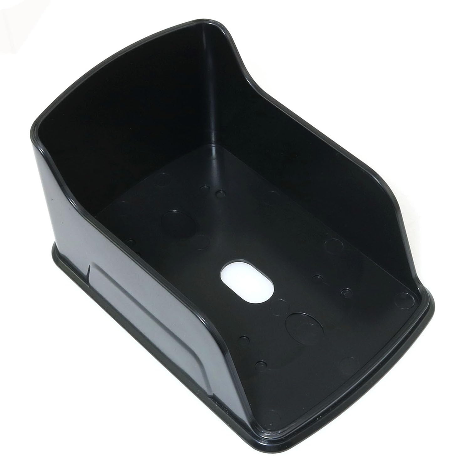 RLECS Plastic Access Control Enclosure Weatherproof Doorbell Cover with Mounting Holes for Access Control Keypads Card Readers and Time Clocks Black