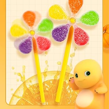 Amazon.co.jp: WSYLS キャンディ 飴 candy 風車みたいな棒棒糖