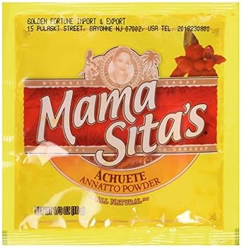 Mama Sitas Achuete Annatto Powder, 1/3oz 10g 12 Pack