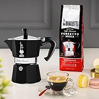 Vista 47 de Bialetti - Cafetera Moka Express, 6 tazas, 1 unidad, color plateado, modelo 6800 / 06800