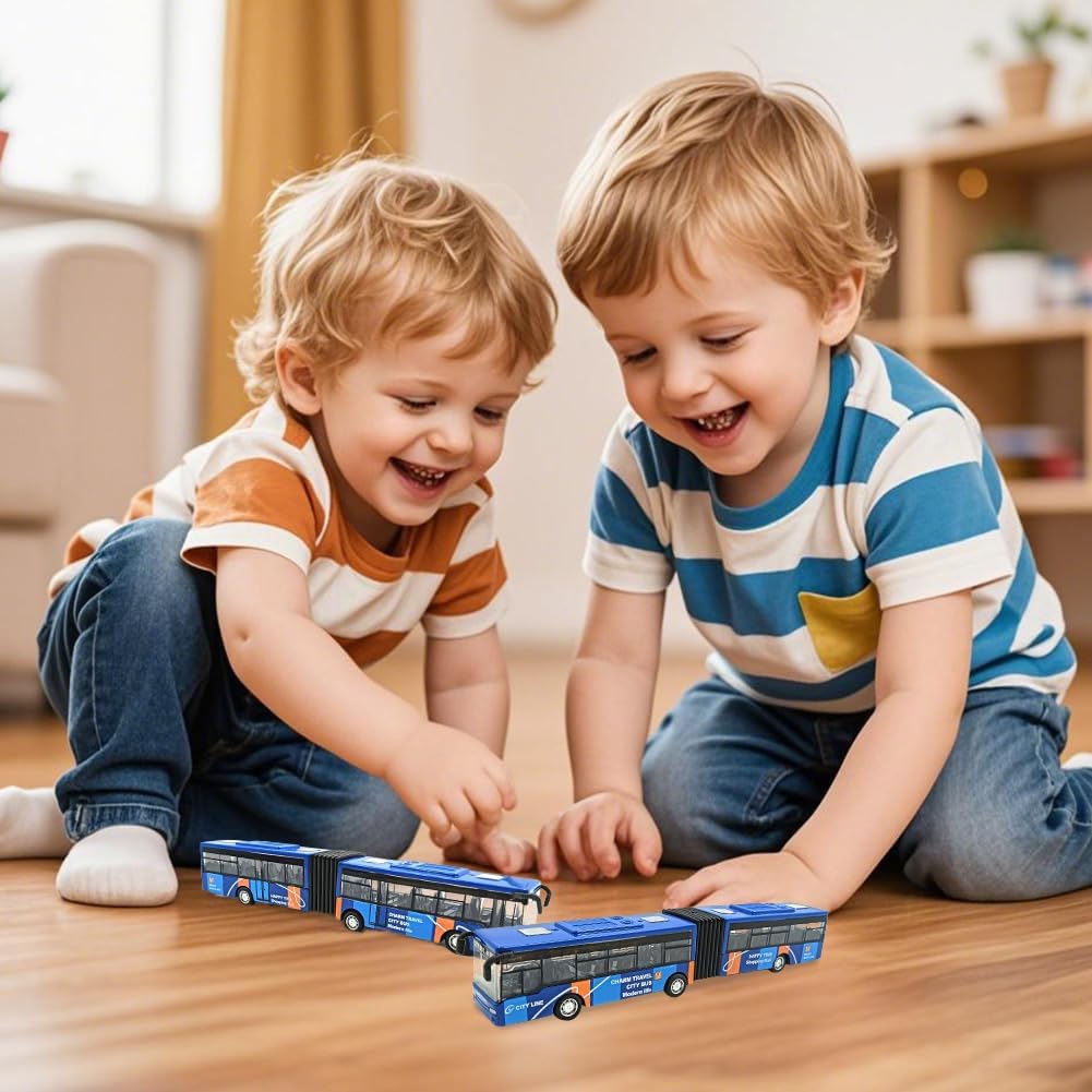 DVSWDMA Bus Toy for Boys and Girls City Sightseeing Tour School Bus - Image 6