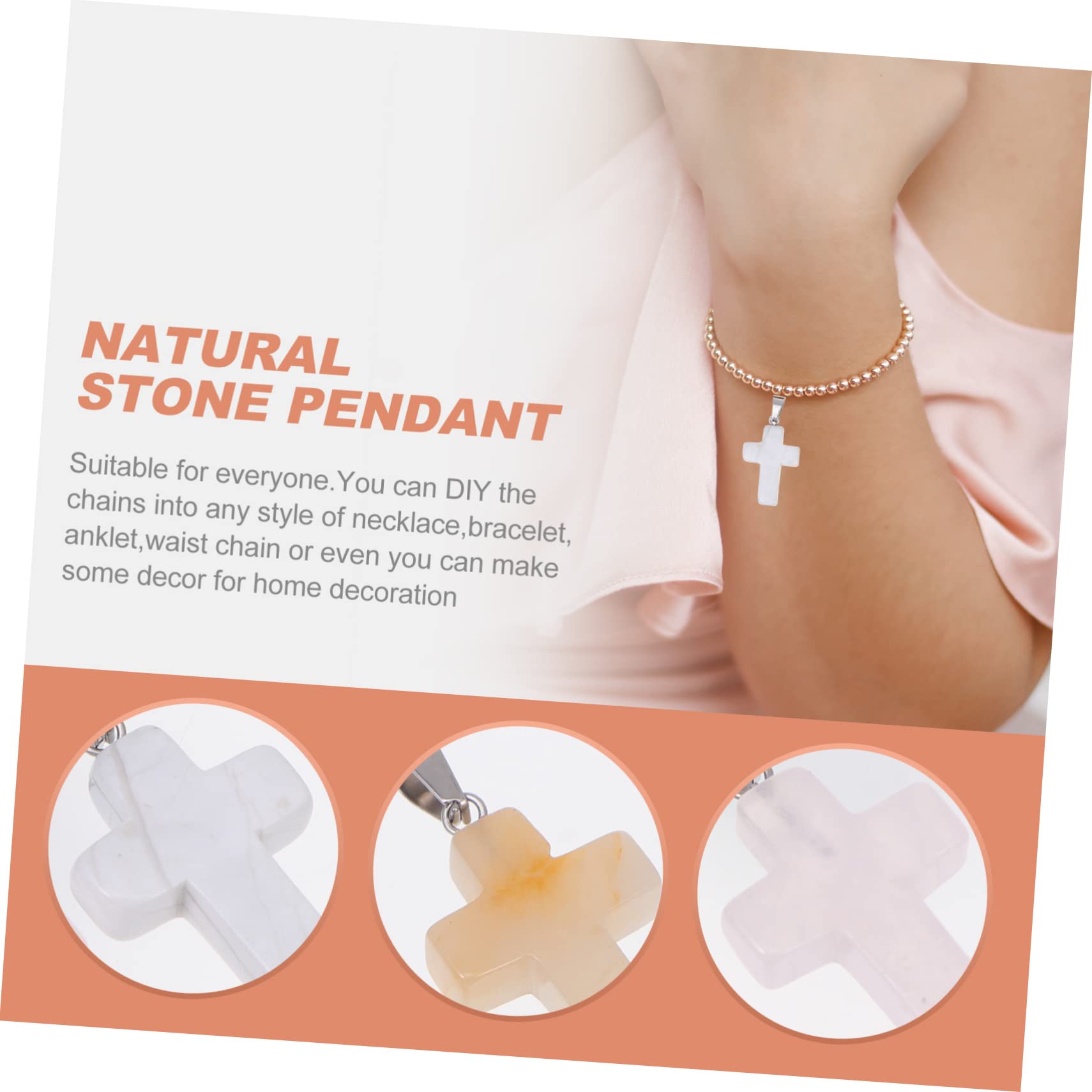 12pezzi Ciondoli Pietra Naturale Per Creazione Collane e Bracciali Diy Accessori Unici e Creativi Per Amanti Dei Gioielli