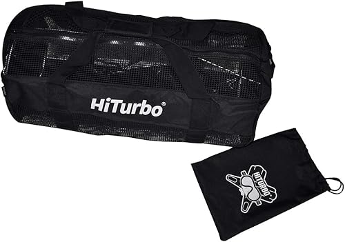 Miniatura 4 de Hiturbo Bolsa de lona de malla, bolsas de buceo para viajes, equipo de playa, buceo, equipaje para buceo, surf y esnórquel