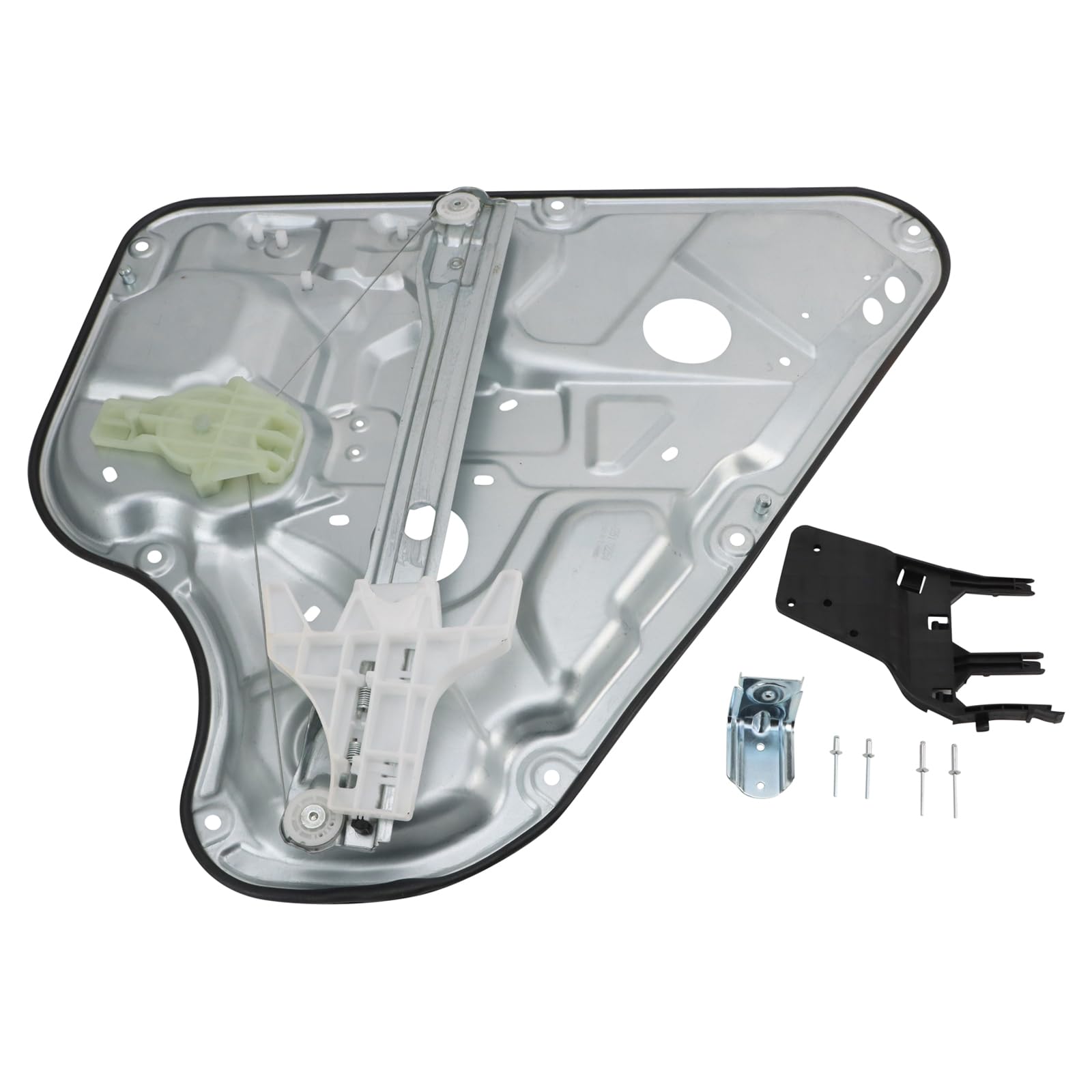 TRQ Rear Left Power Window Regulator &amp; Motor Assembly Drivers Side