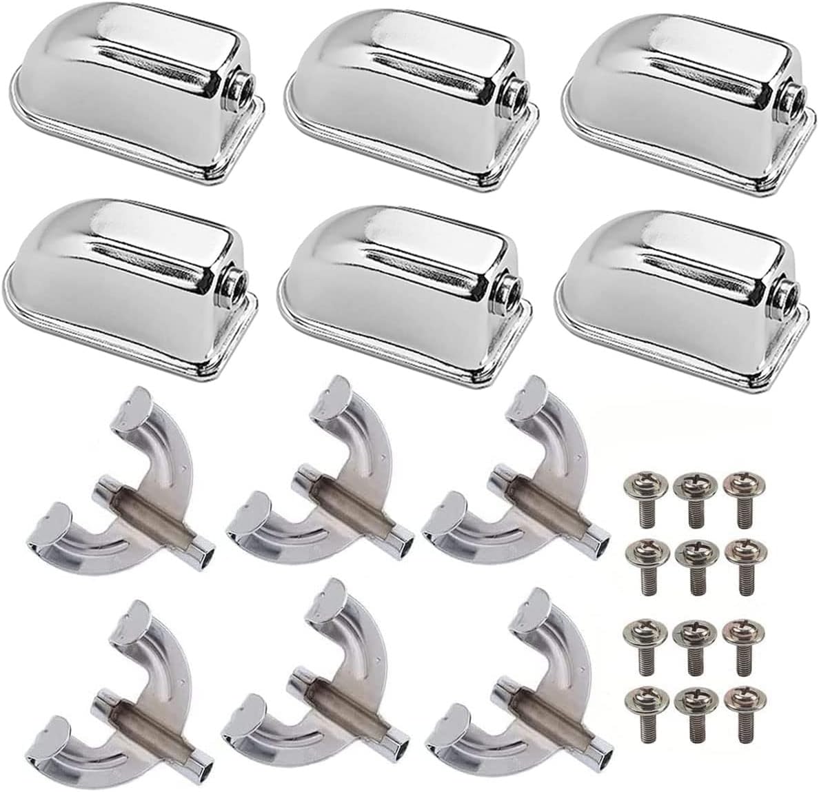 Jiayouy 24pcs Single End Bass Drum Lugs and Claws Hook Drum